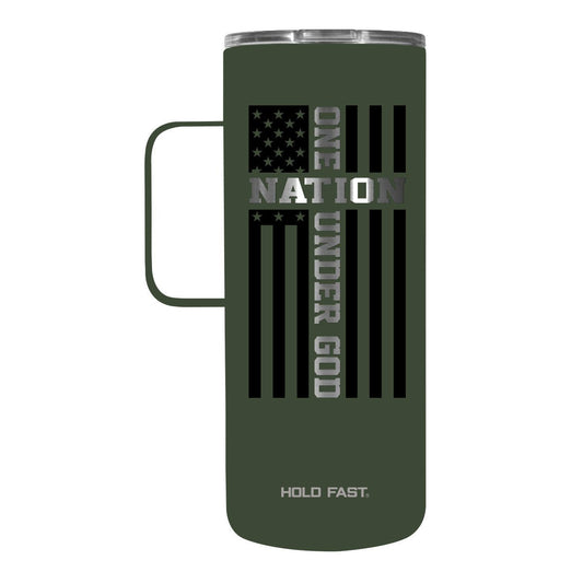 One Nation 22 oz Mug With Handle