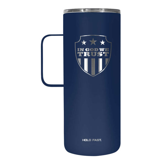 In God We Trust 22 oz Tumbler With Handle