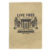 Live Free Mens Paperback Journal