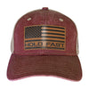 Leather Flag Mens Cap