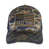 Tiger Stripe Flag Mens Cap