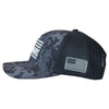 Dark Grey Desert Camo Mens Cap