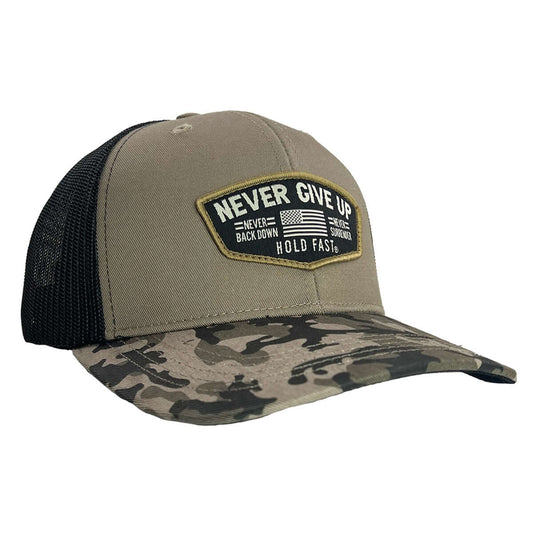 Never Give Up Mens Cap