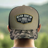 Never Give Up Mens Cap