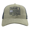 Thank A Veteran Flag Mens Cap