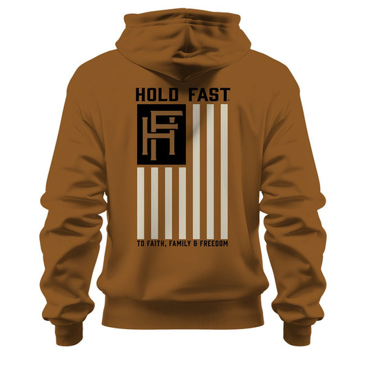 Interlocking Logo Flag Mens Hoodie