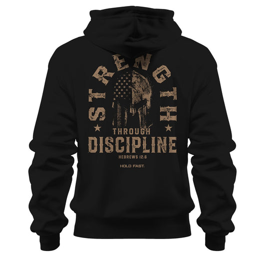 Strength Through Discipline Mens Hoodie