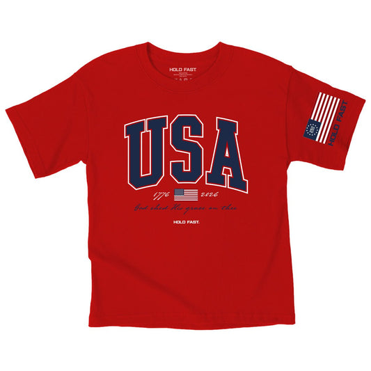 USA Strong Red Kidz T-Shirt