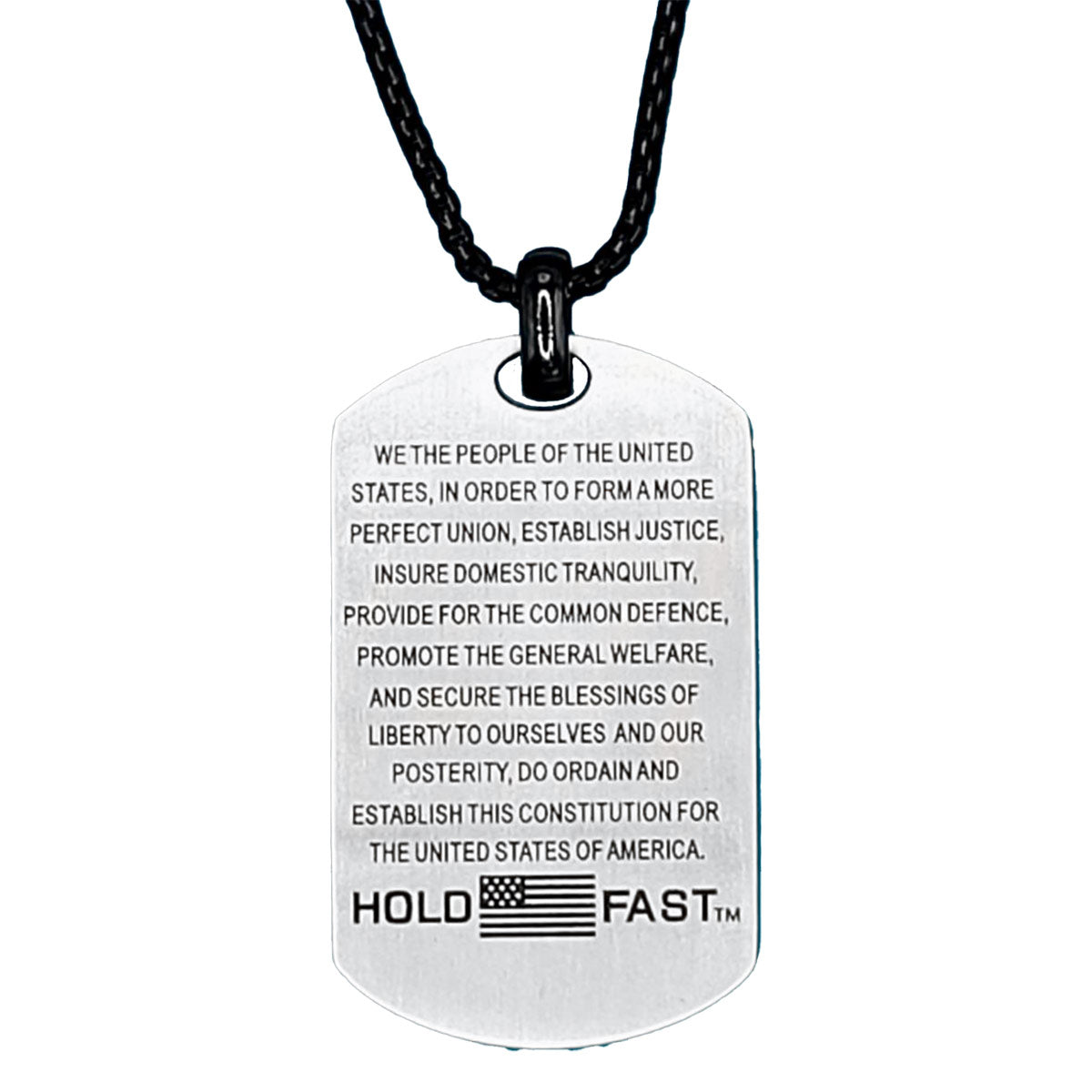 We The People Flag Mens Necklace
