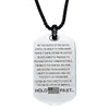 We The People Flag Mens Necklace