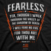 Fearless Psalm 23:4 Mens T-Shirt