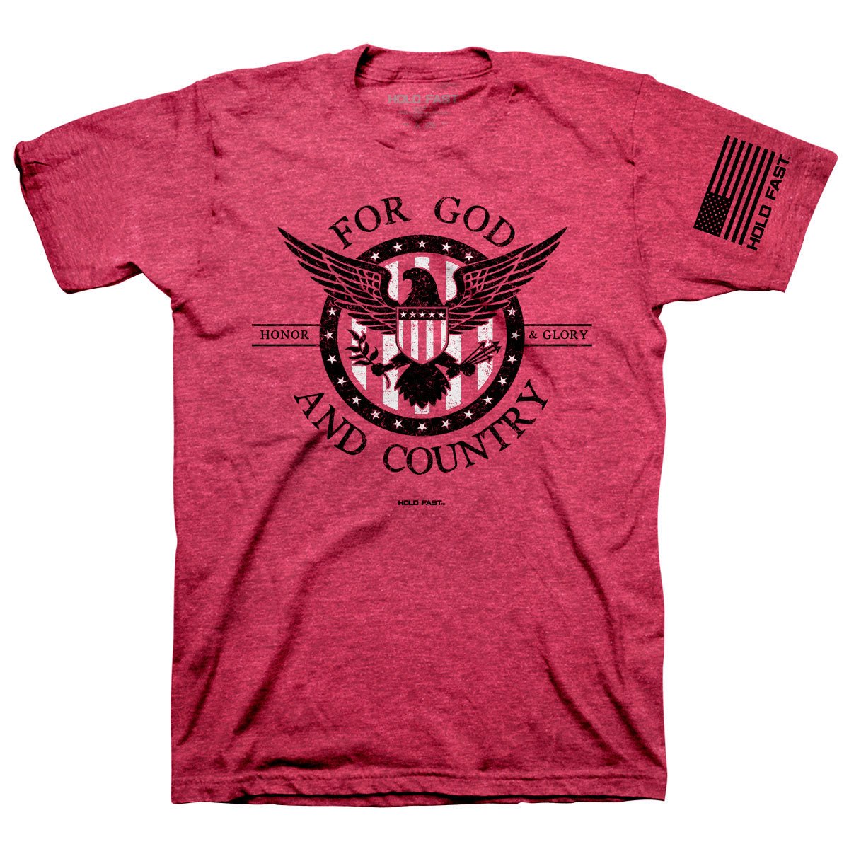 Honor And Glory God And Country Mens T-Shirt