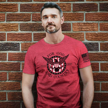 Honor And Glory God And Country Mens T-Shirt