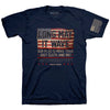 Waving US Flag Mens T-Shirt