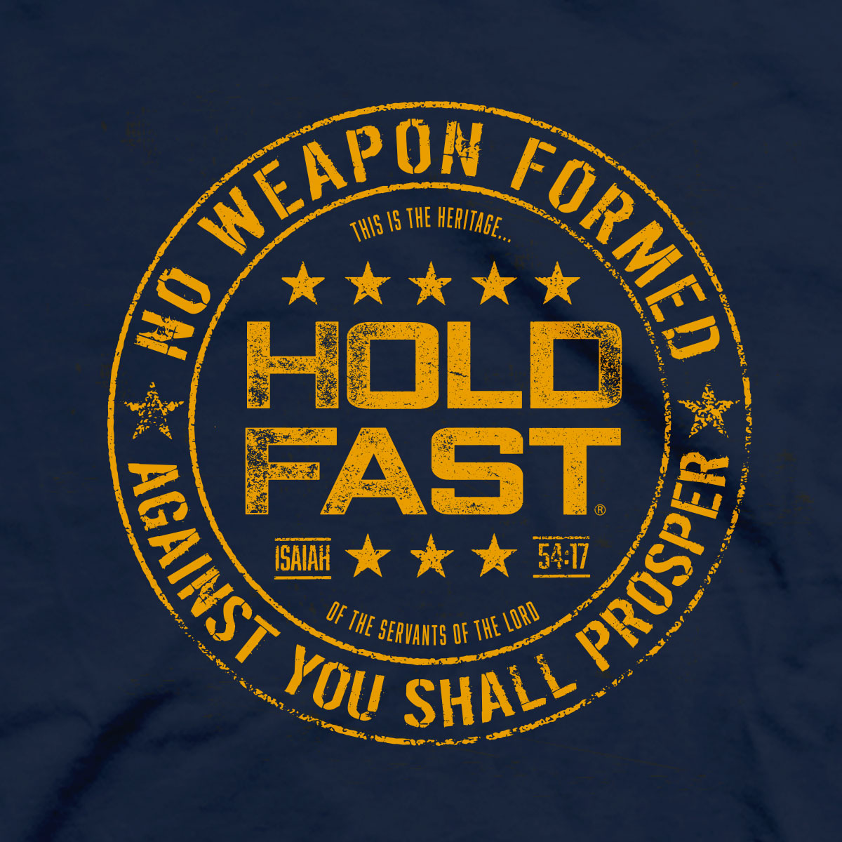 No Weapon Formed Against Me Shall Prosper Mens T-Shirt