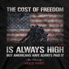 Cost Of Freedom Flag Mens T-Shirt