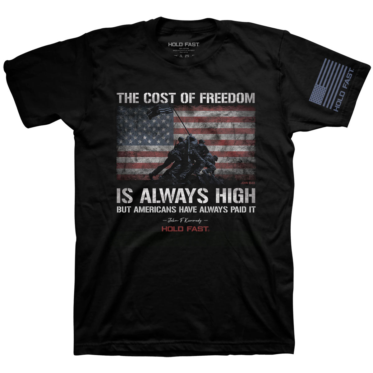 Cost Of Freedom Flag Mens T-Shirt