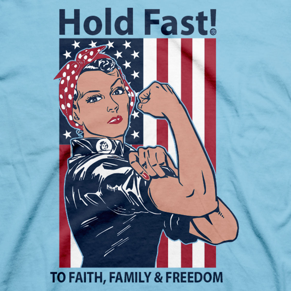Rosie The Riveter Womens T-Shirt