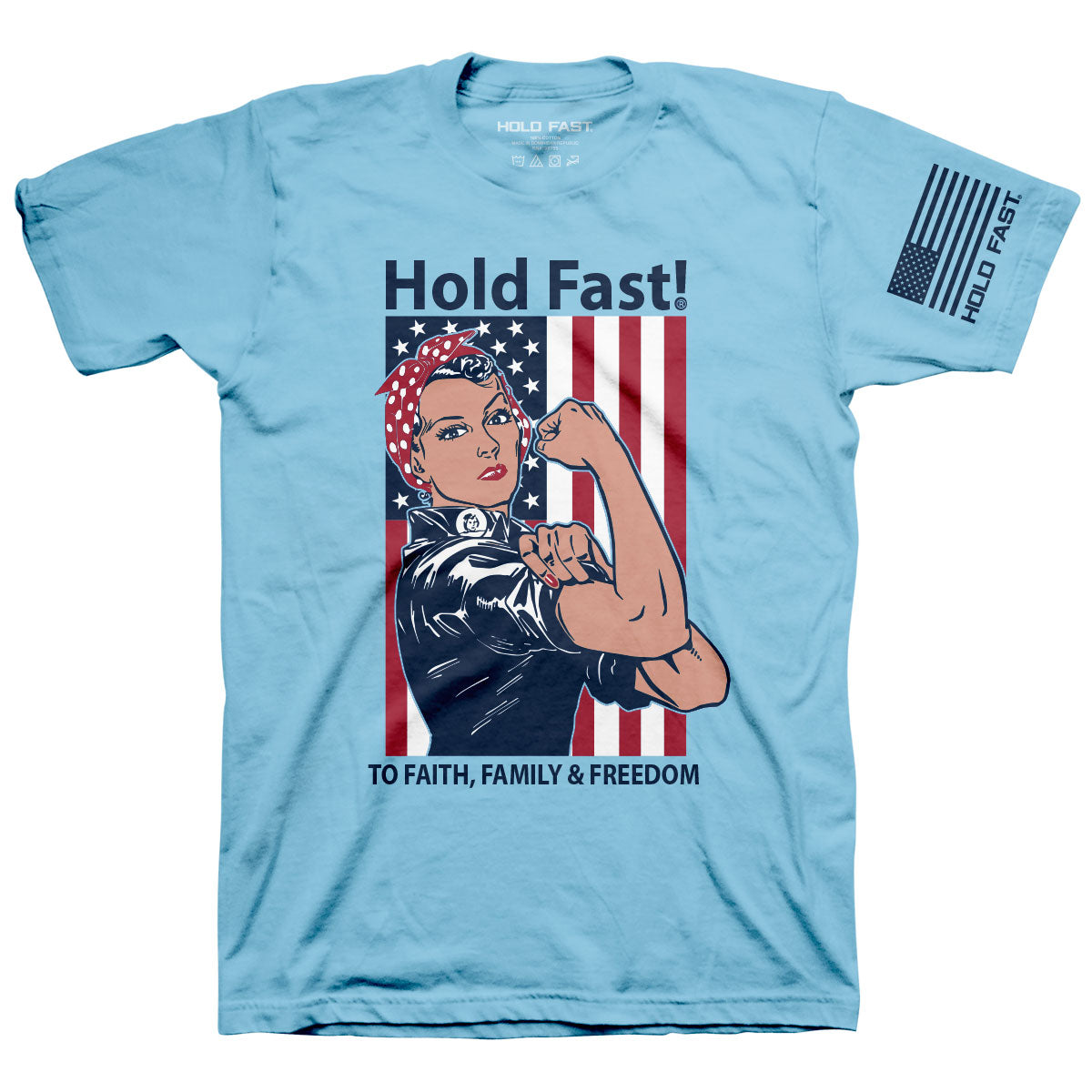 Rosie The Riveter Womens T-Shirt