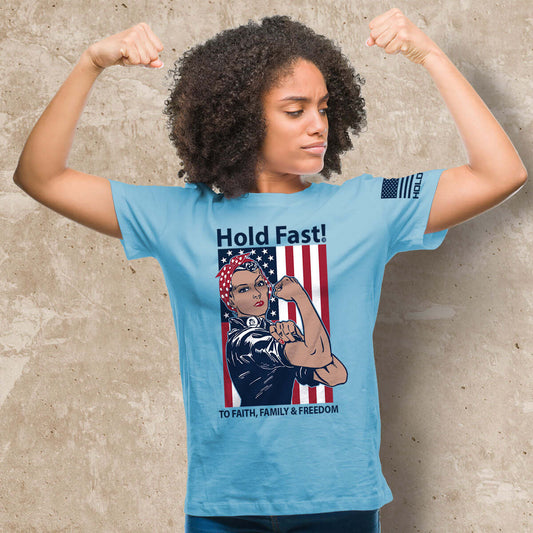 Rosie The Riveter Womens T-Shirt