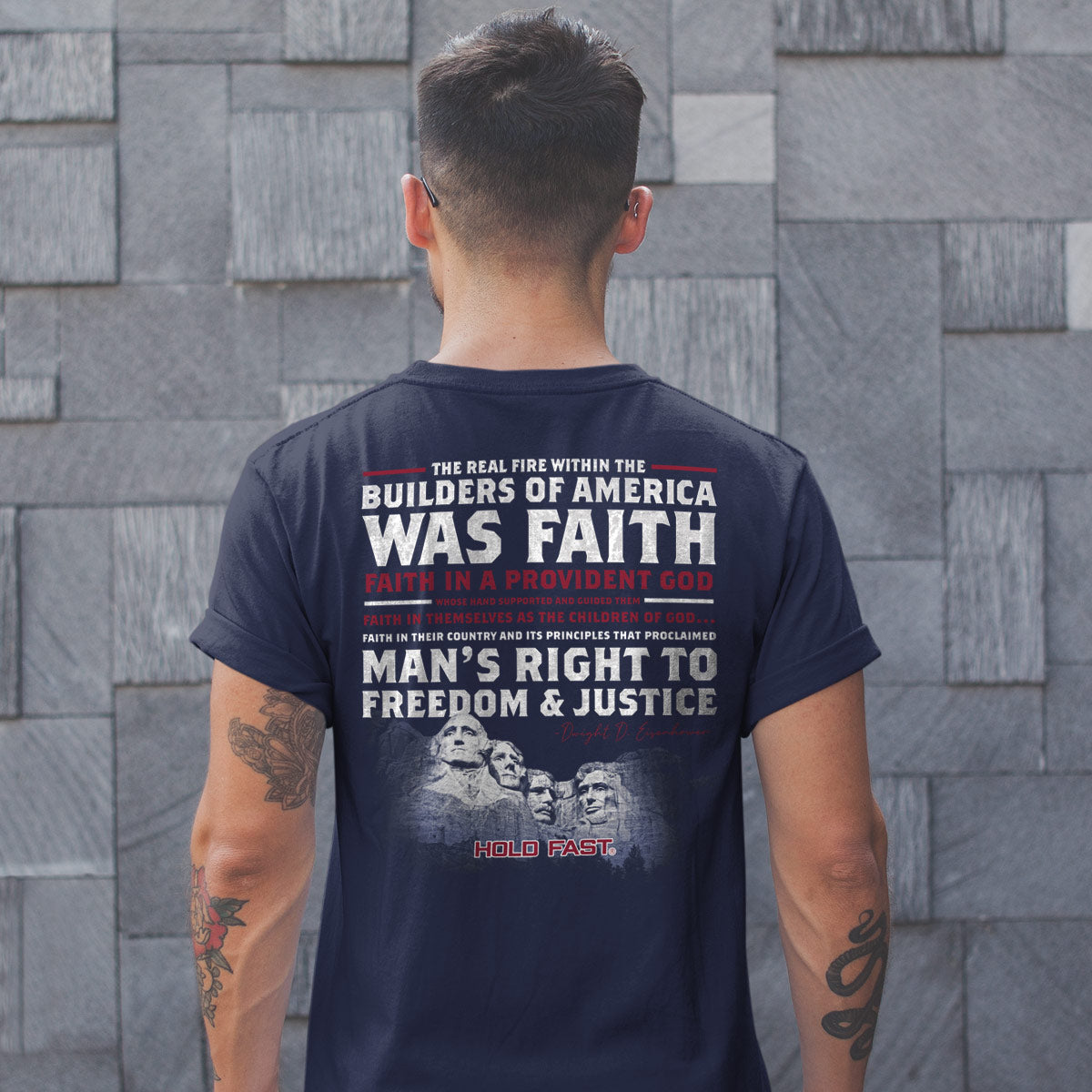 Builders Of America/Rushmore Mens T-Shirt