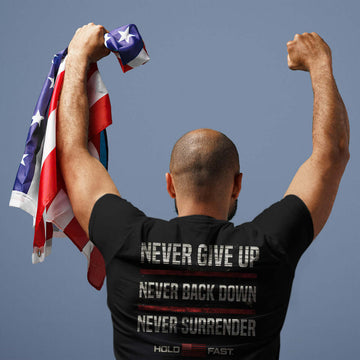 Never Back Down Mens T-Shirt