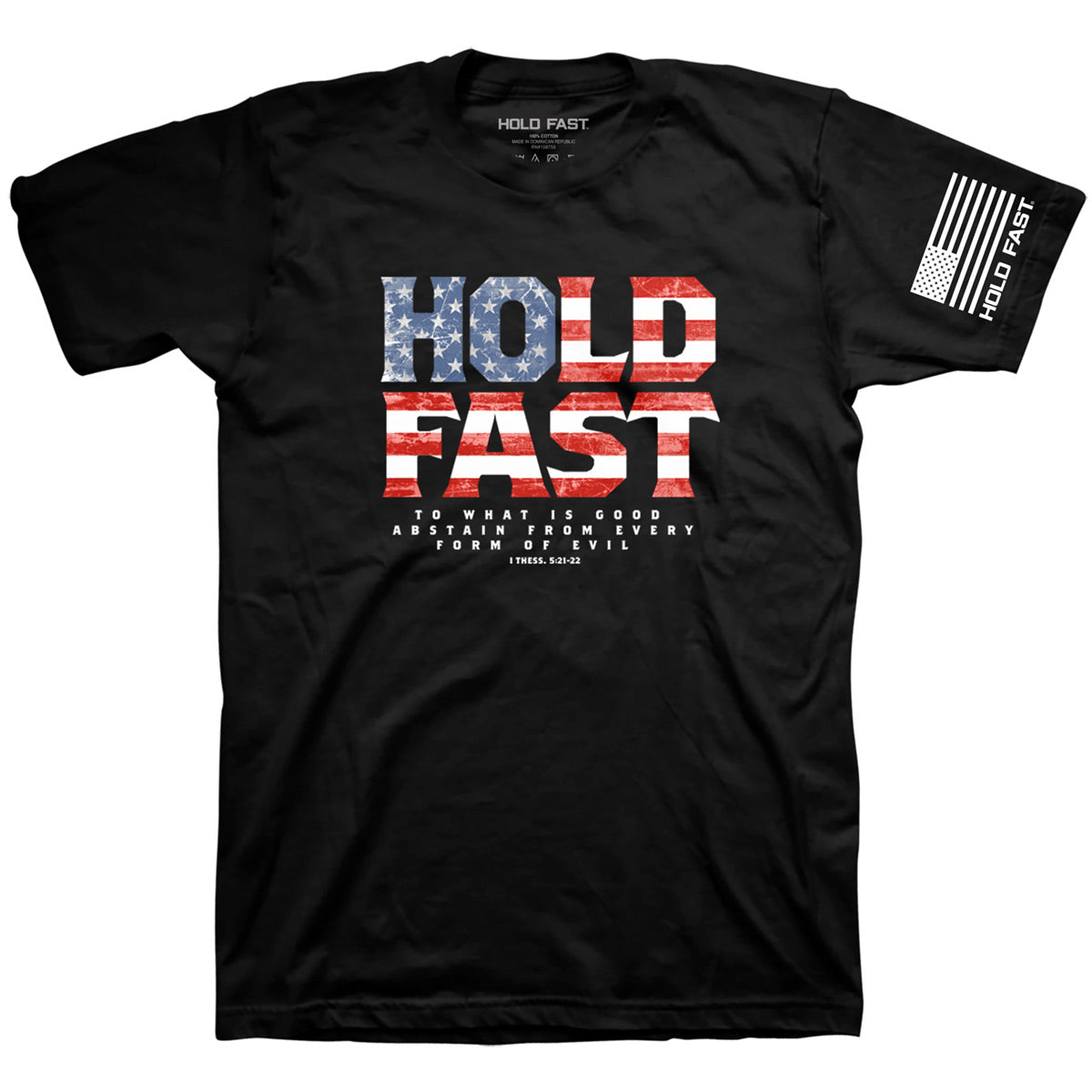 Hold Fast Flag Fill Mens T-Shirt