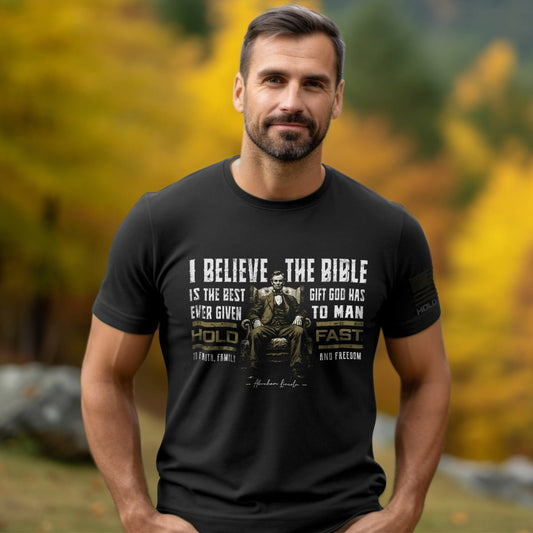 Lincoln Bible Mens T-Shirt