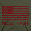 Hold Fast Mens T Shirt Liberty Eagle Sleeve Closeup