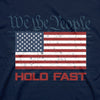 Hold Fast Mens T Shirt Constitution Protection Front Closeup