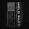 Hold Fast Mens T Shirt Rebar Flag Back Closeup