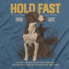 Hold Fast Mens T Shirt Hunting Dog Back Closeup