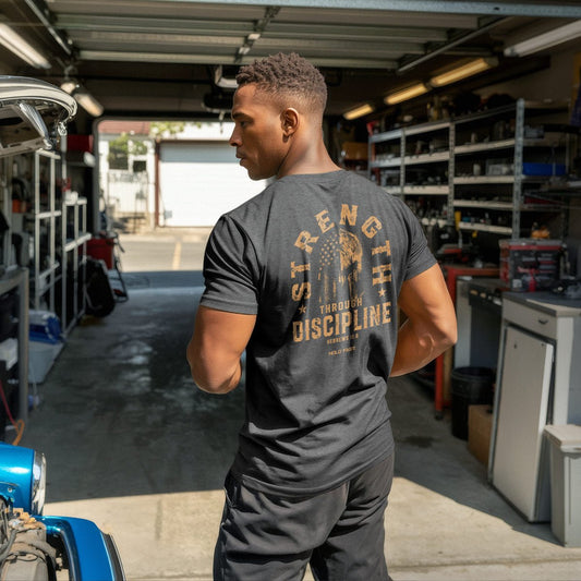 Strength Through Discipline Mens T-Shirt