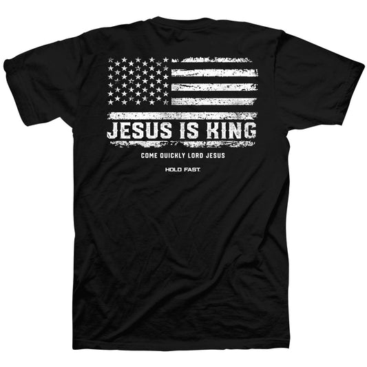 Jesus Is King Flag Mens T-Shirt