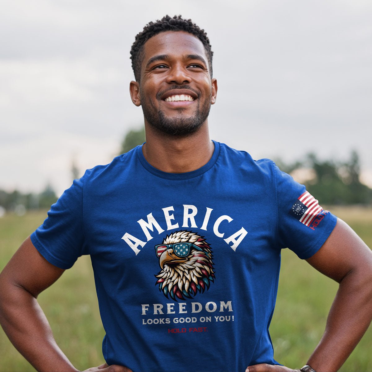 Hold Fast Men's Shirts: Stand for Faith, Family, and Freedom