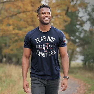 Fear Not Trust God Mens T-Shirt