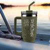 We The People Camo Flag 40 oz Mug With Straw