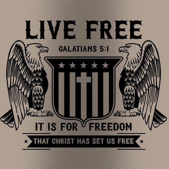 Live Free Closeup