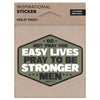 Stronger Men Sticker