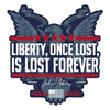 Hold Fast Sticker Liberty Lost Mockup