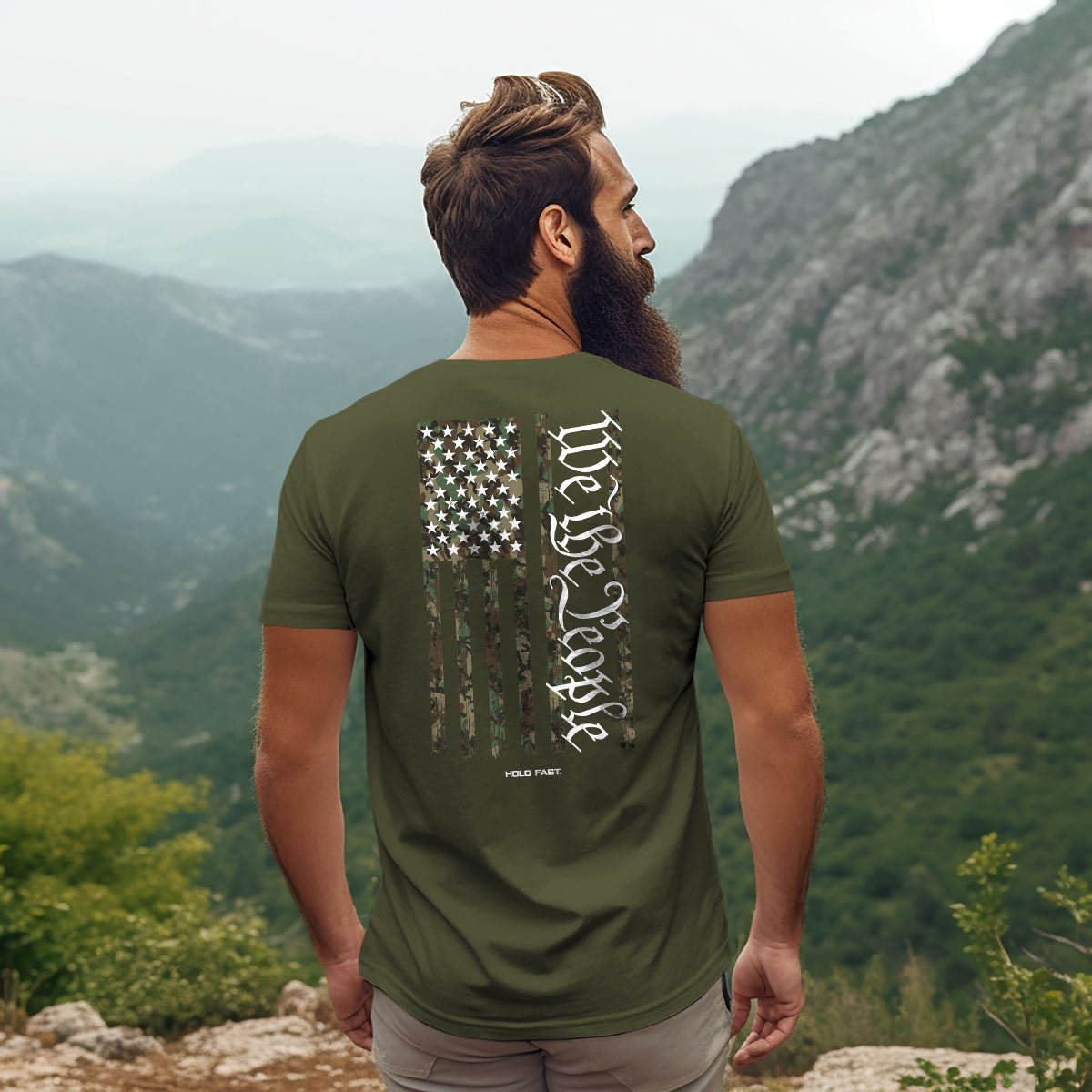 We The People Camo Mens T-Shirt